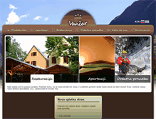 Tablet Screenshot of penzionvancar.com